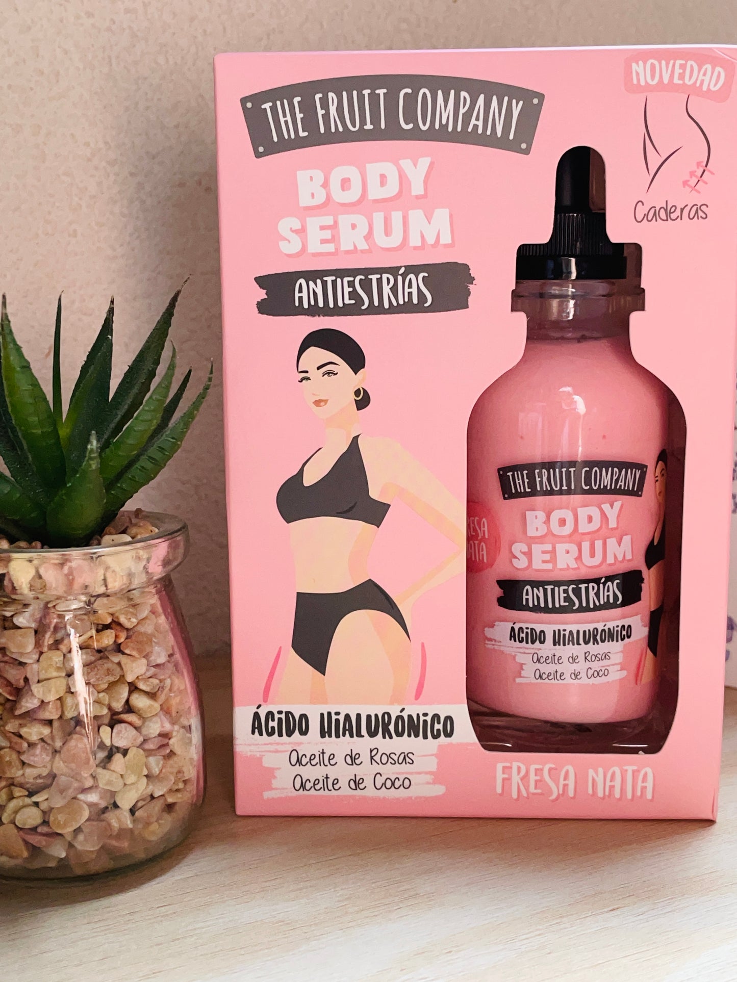 Sérum Corporel Anti-Vergetures – Fraise Crème | 120 ml