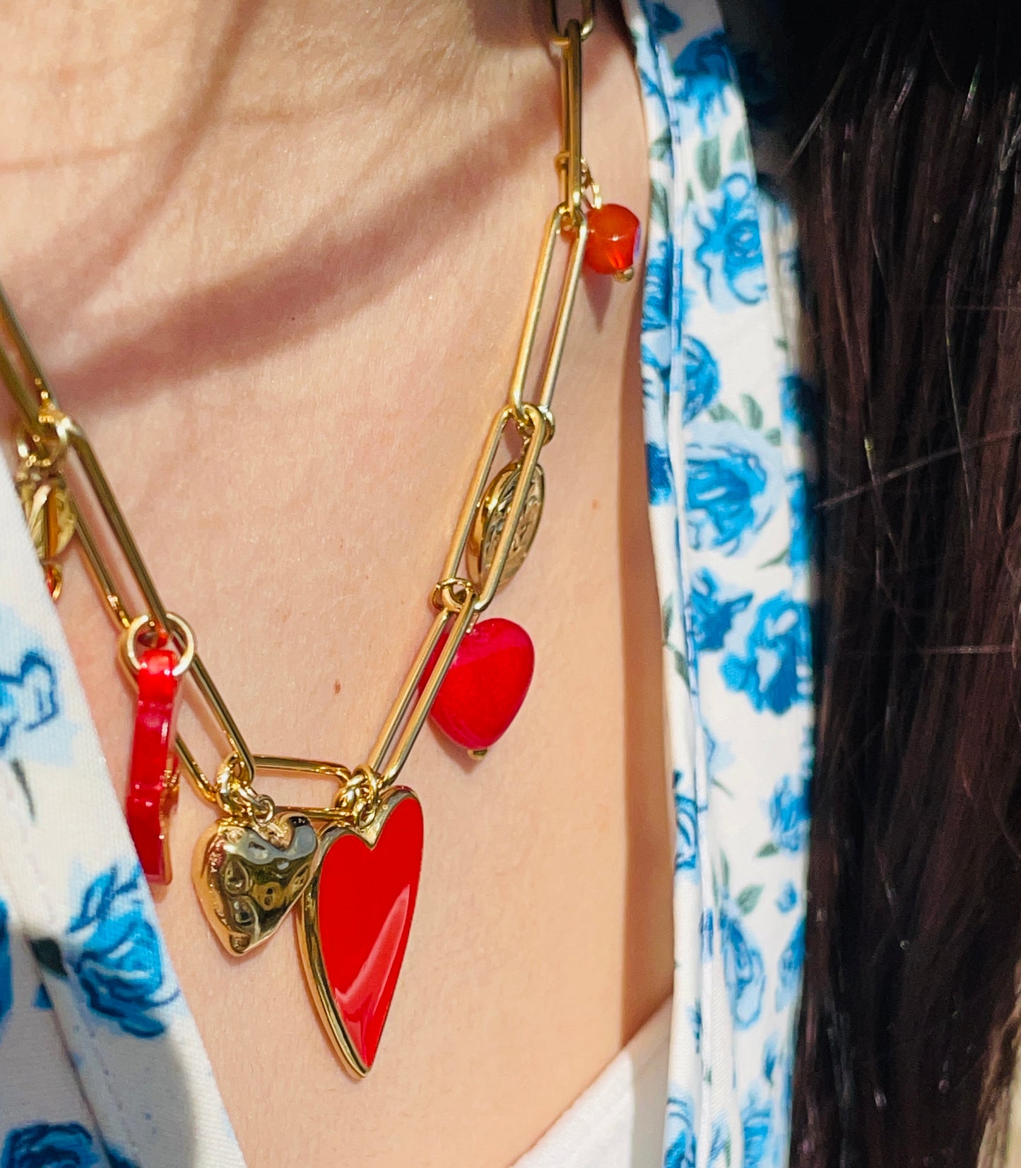 Collier Solène - acier inoxydable doré