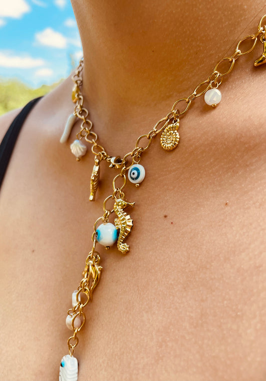 Collier Giulia - Acier inoxydable doré