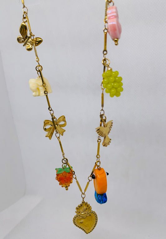 Collier Joy - Acier inoxydable doré