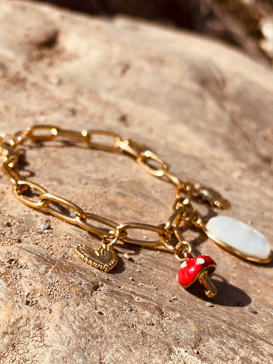 Bracelet Emy - Acier inoxydable doré