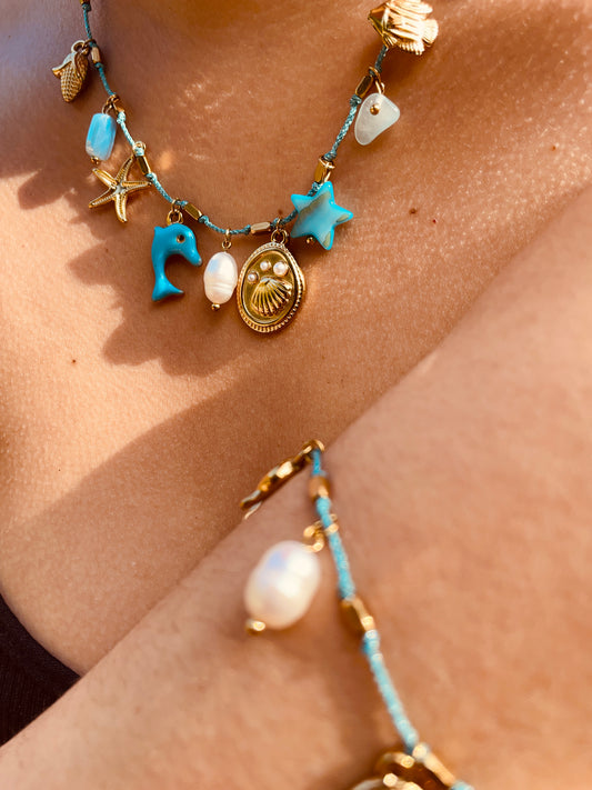 Collier Lyana - Acier inoxydable doré