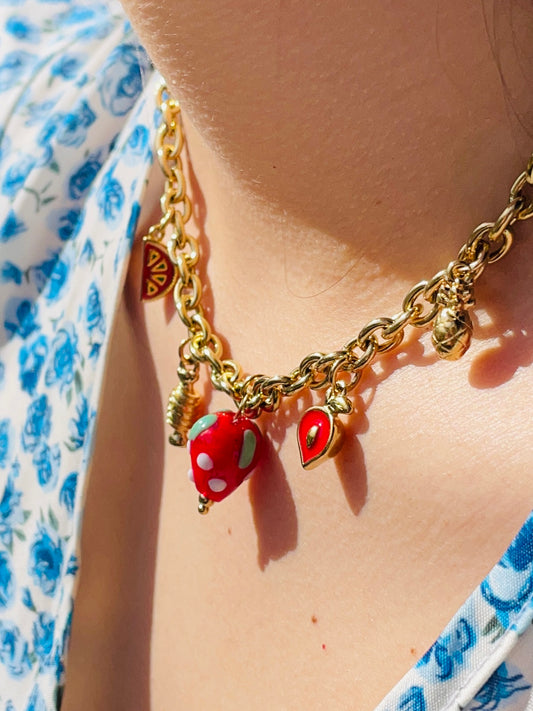 Collier Apolline - Acier inoxydable doré