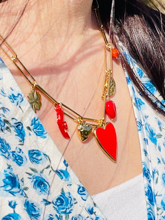 Collier Solène - acier inoxydable doré