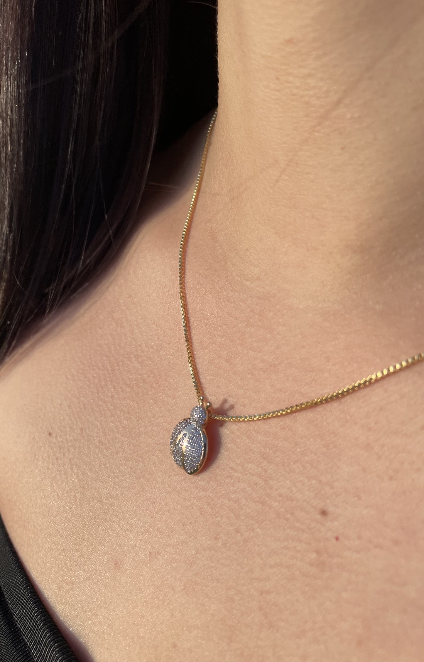 Collier coccinelle