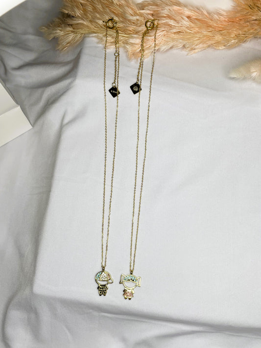 Collier Noah et Emma