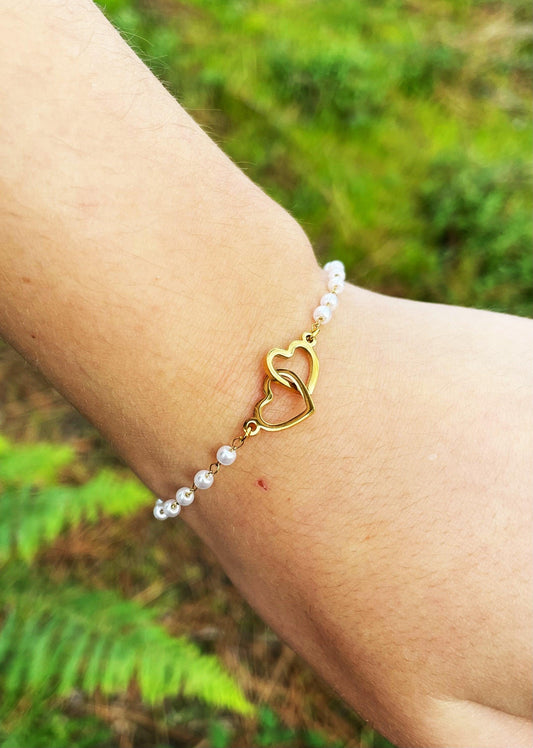 Bracelet Cœur Acier Inoxydable - Andreia Bijoux