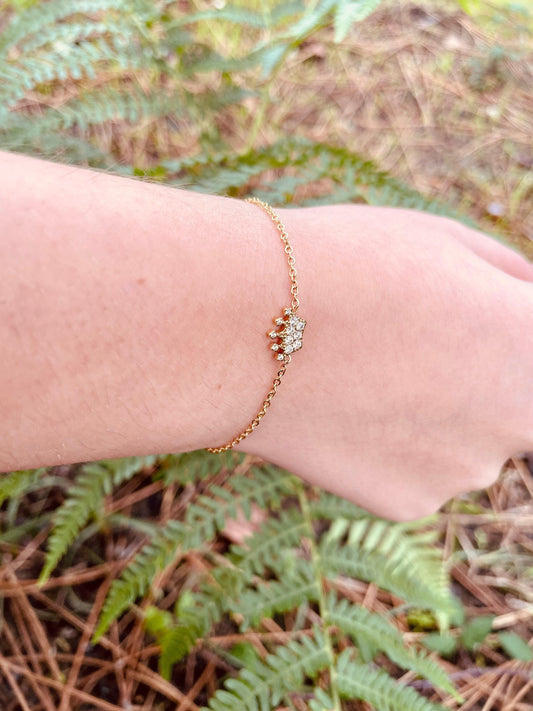 Bracelet couronne Acier Inoxydable - Andreia Bijoux