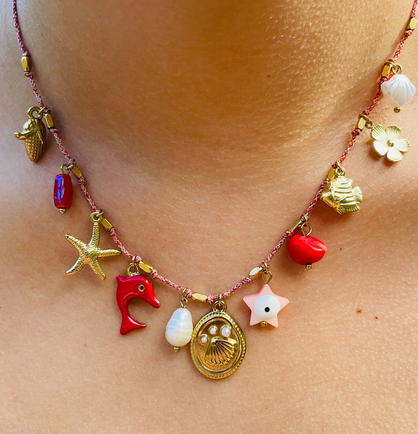 Collier Lyana - Acier inoxydable doré