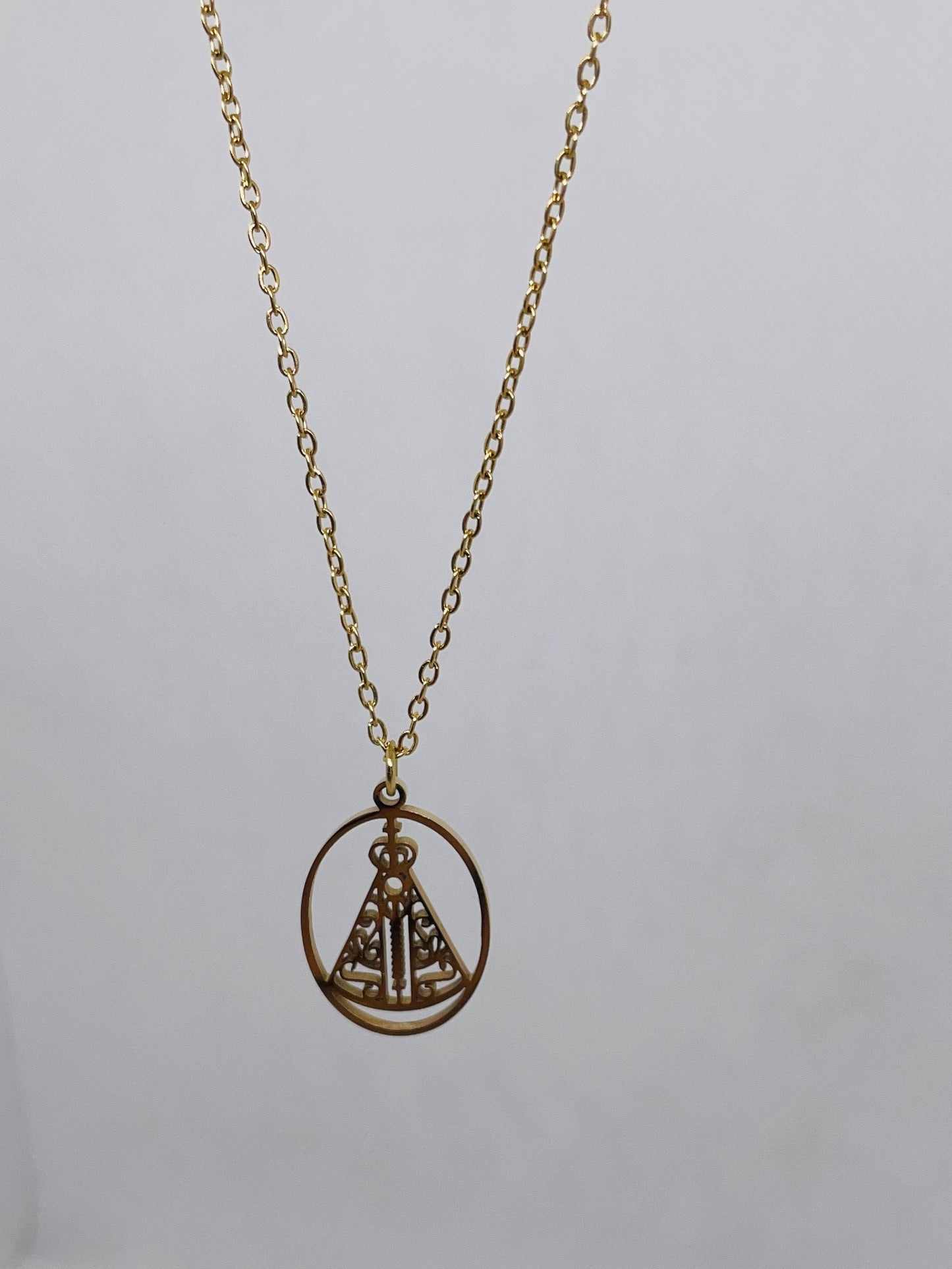 Collier Notre Dame - Acier inoxydable - collier religieux élégant