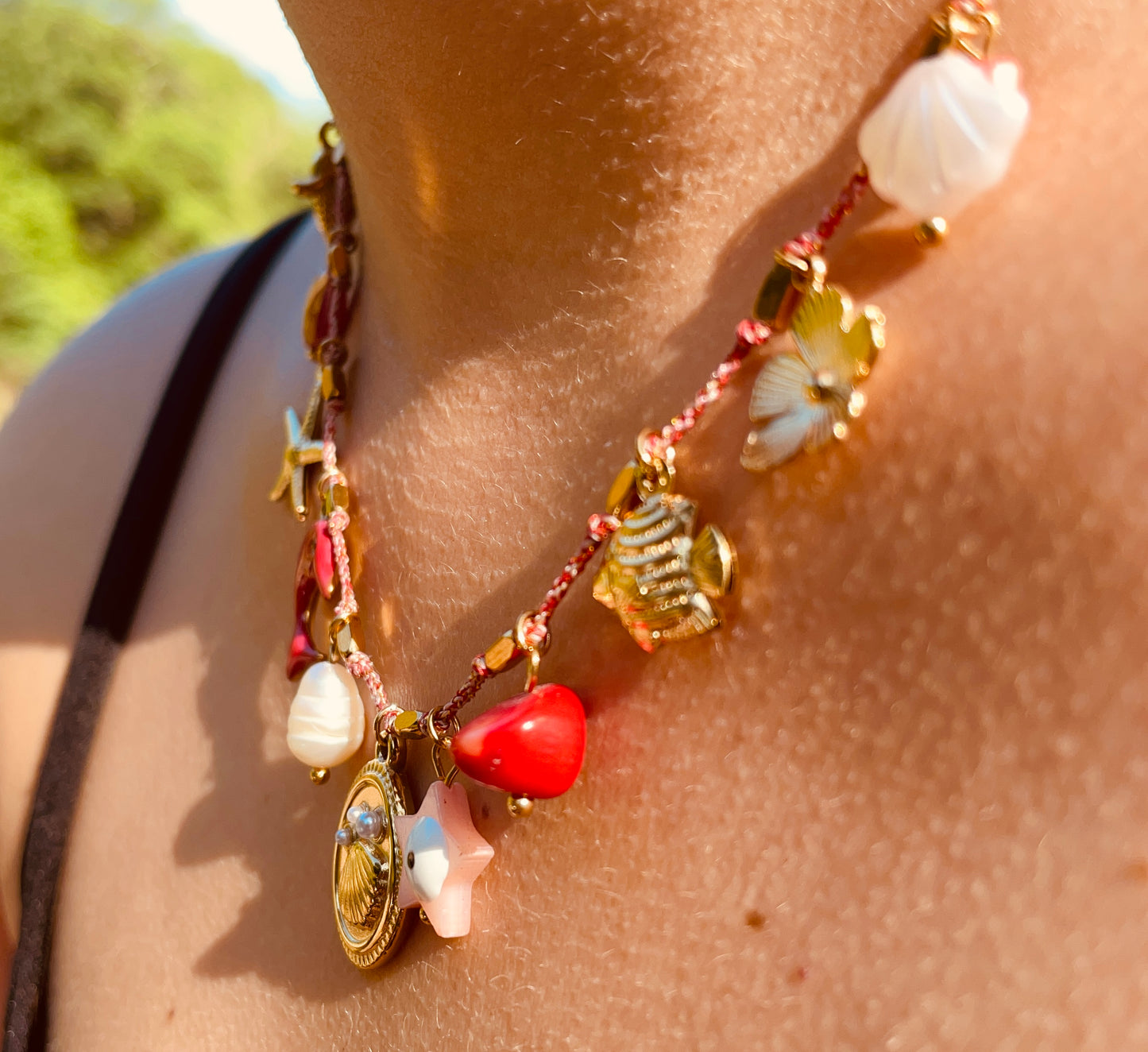 Collier Lyana - Acier inoxydable doré