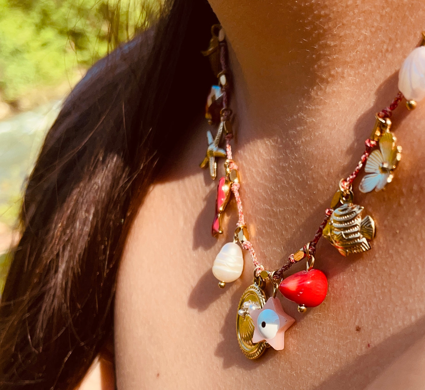 Collier Lyana - Acier inoxydable doré