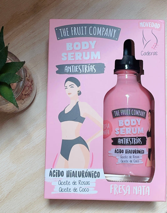 Sérum Corporel Anti-Vergetures – Fraise Crème | 120 ml