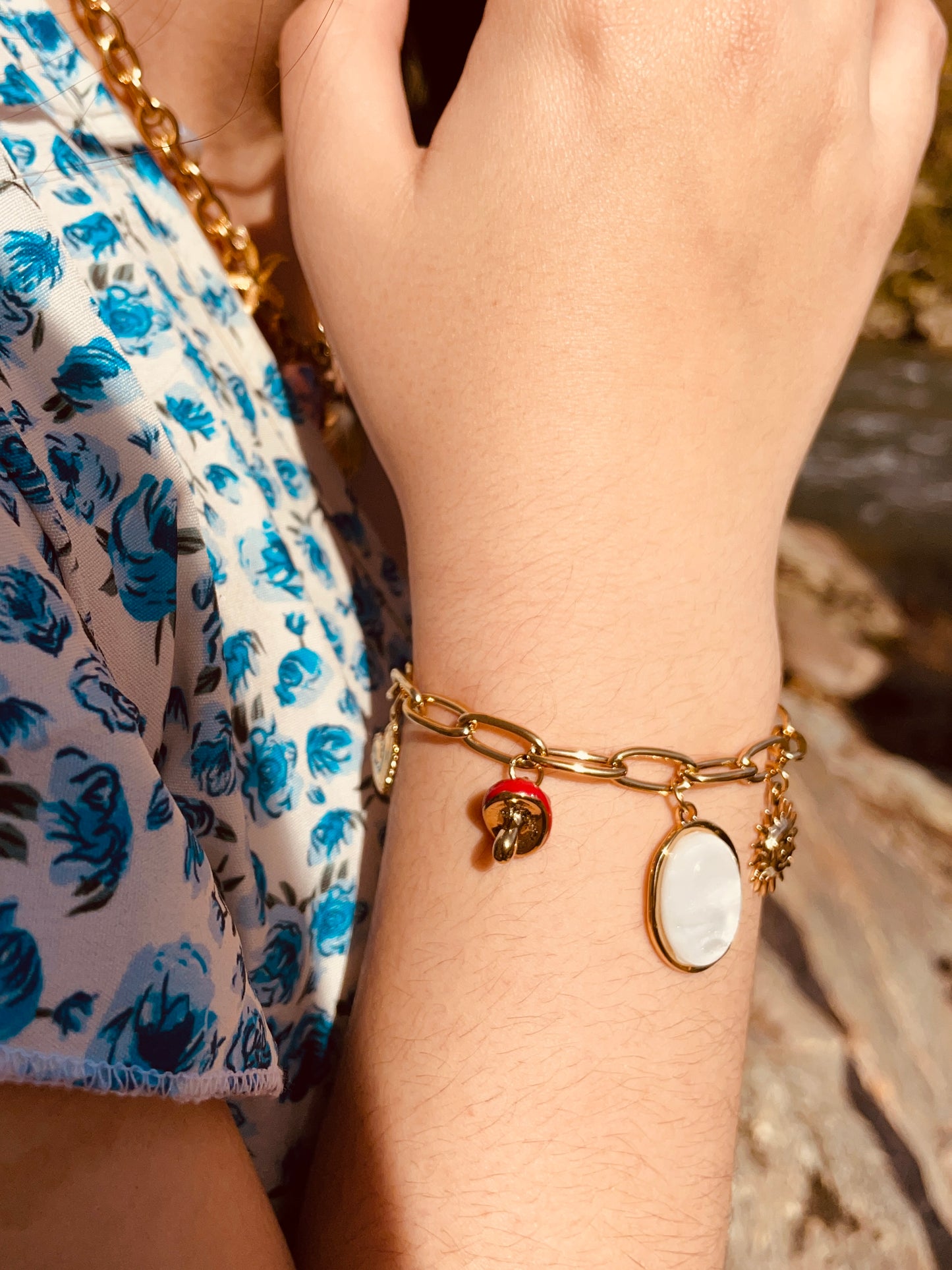 Bracelet Emy - Acier inoxydable doré