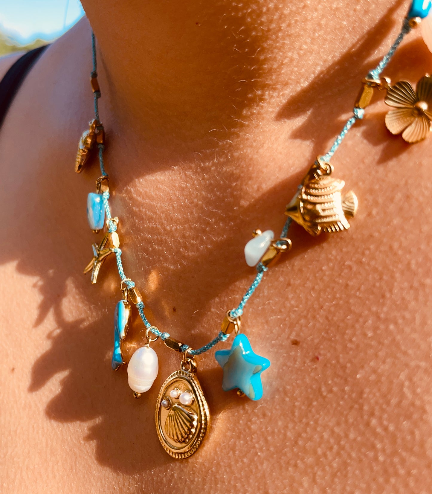 Collier Lyana - Acier inoxydable doré