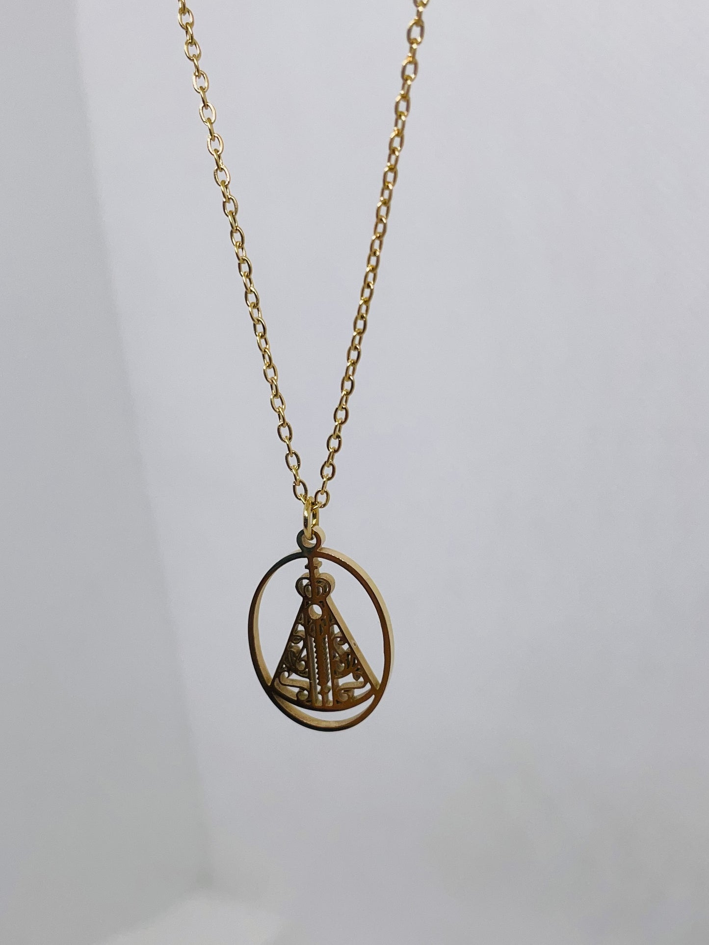 Collier Notre Dame - Acier inoxydable - collier religieux élégant