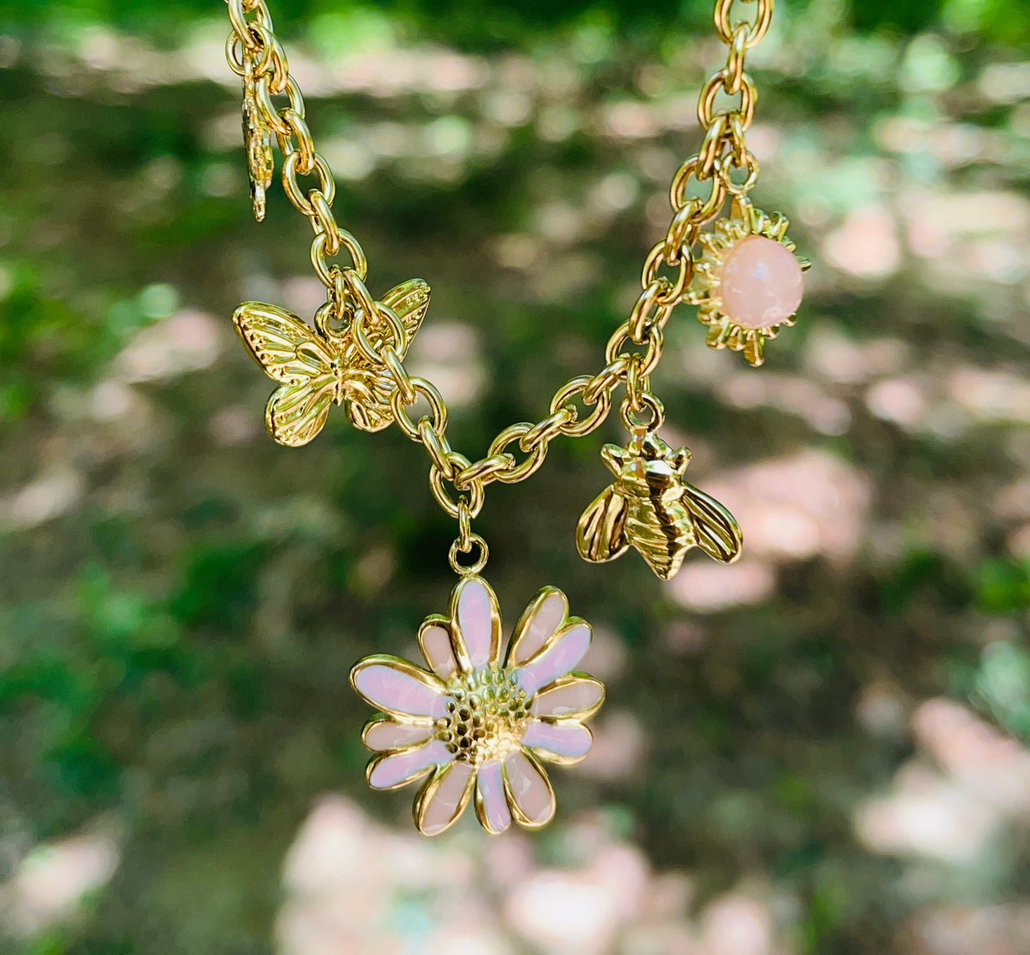 Collier Loanne - Acier inoxydable doré