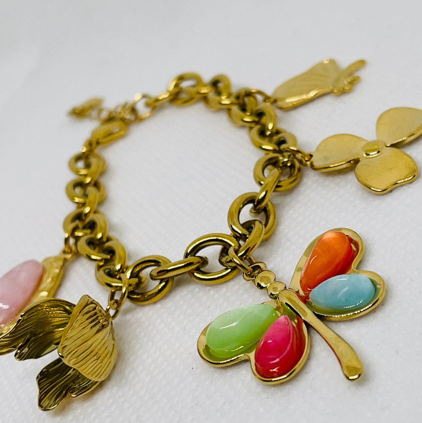 Bracelet Assia - Acier inoxydable doré