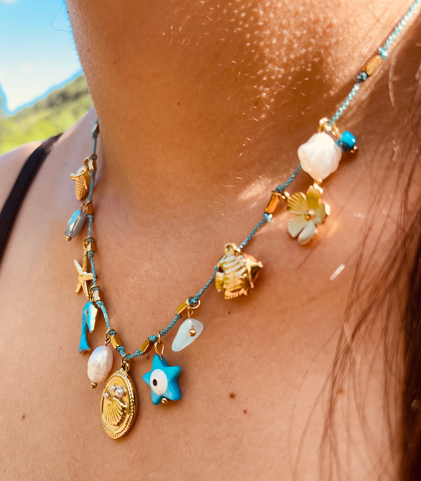 Collier Lyana - Acier inoxydable doré