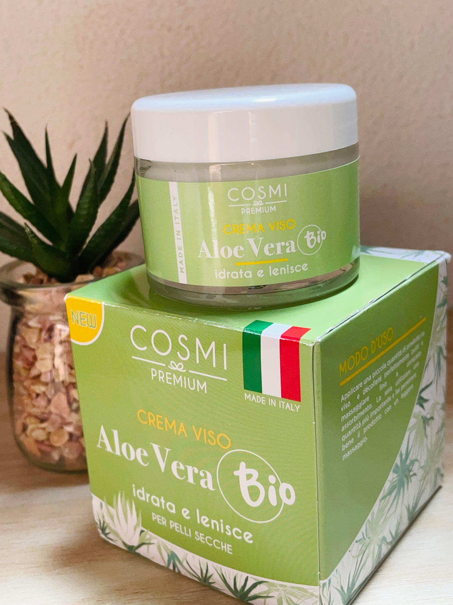 Crème visage Bio à l’Aloe Vera