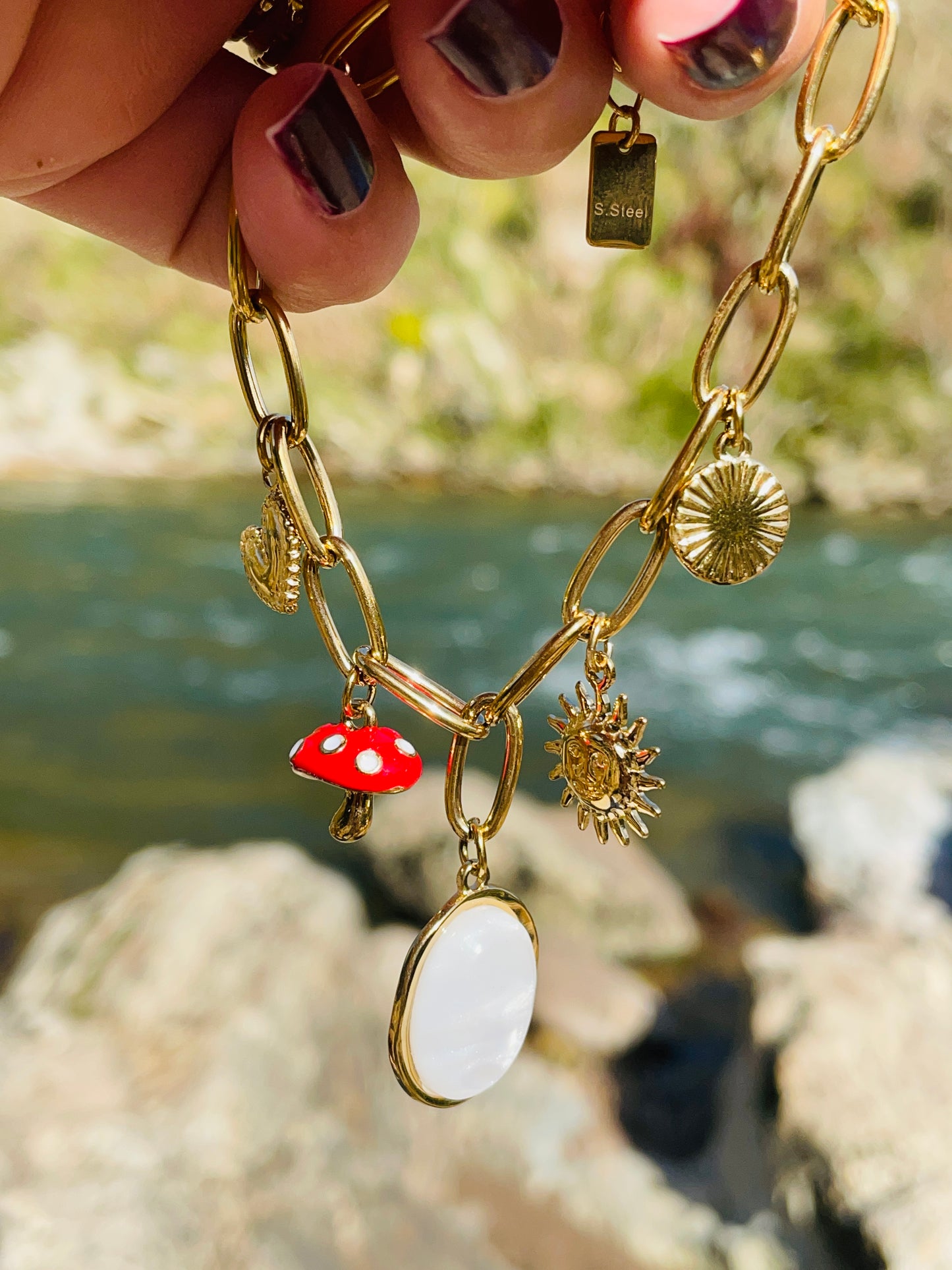 Bracelet Emy - Acier inoxydable doré