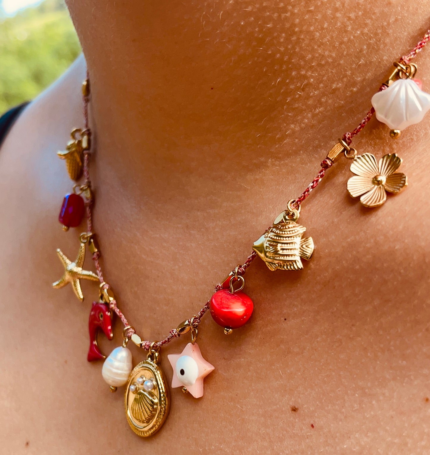 Collier Lyana - Acier inoxydable doré