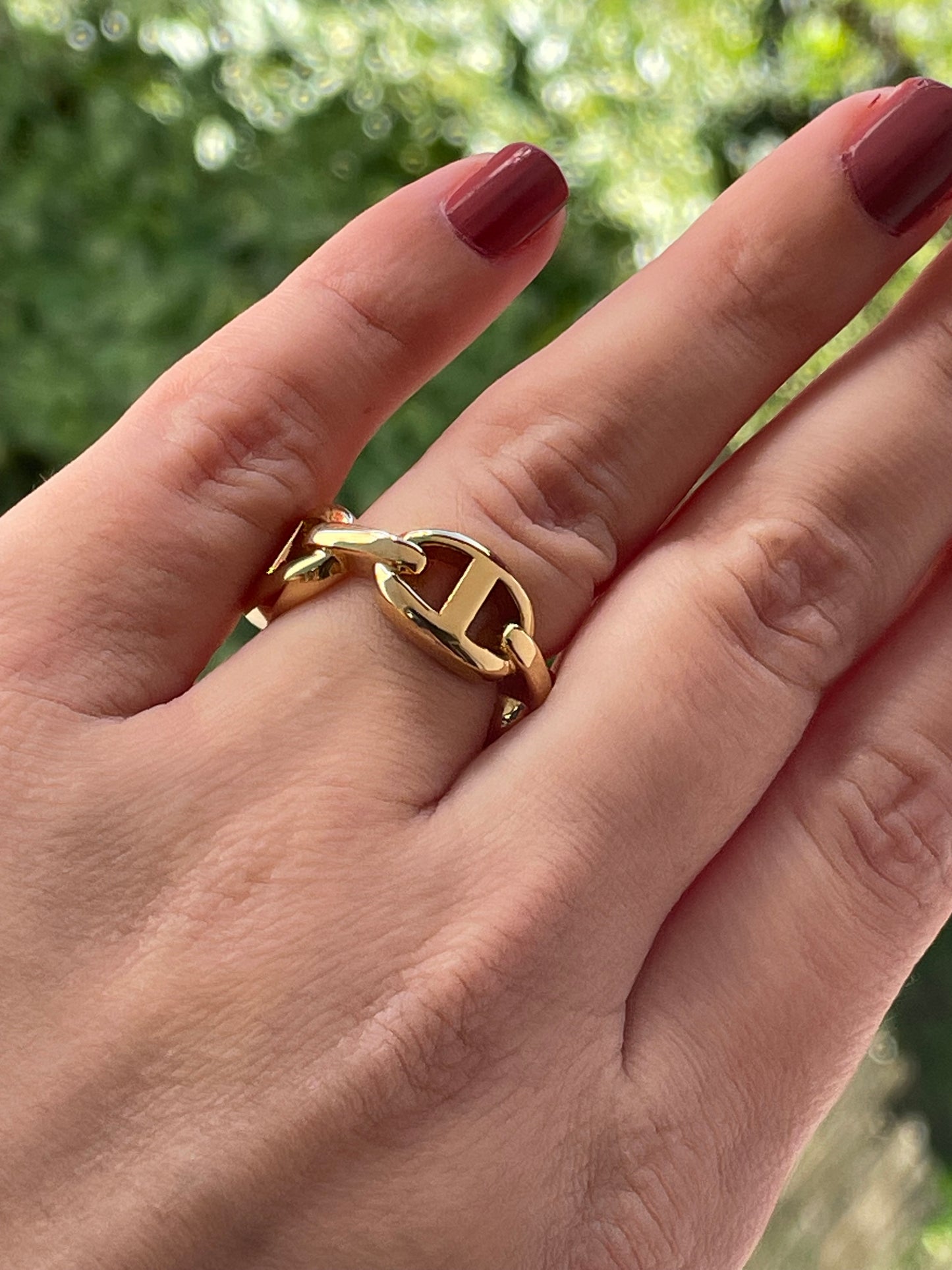 Bague chaine