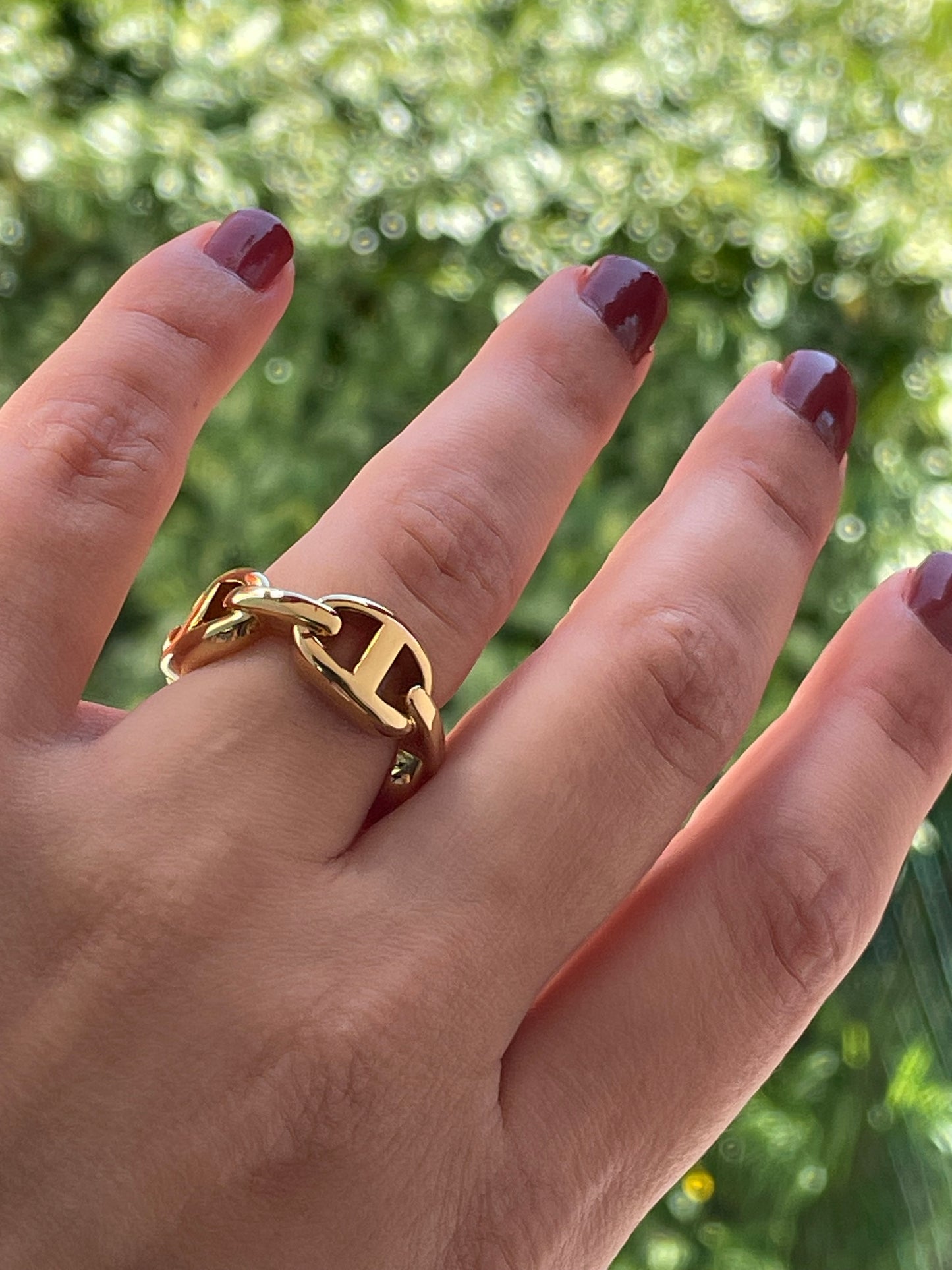 Bague chaine