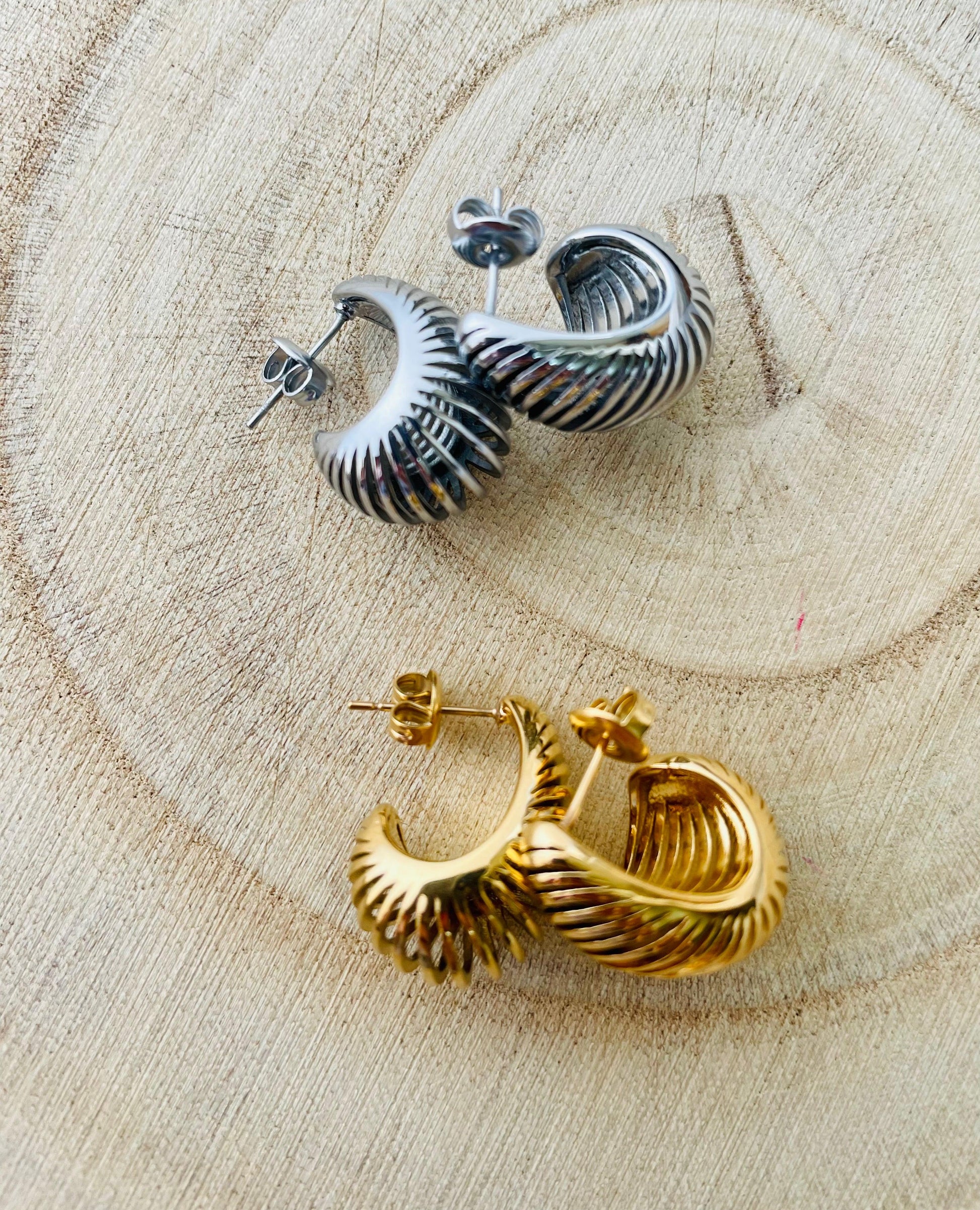 Boucles D'oreilles Créoles - Andreia Bijoux