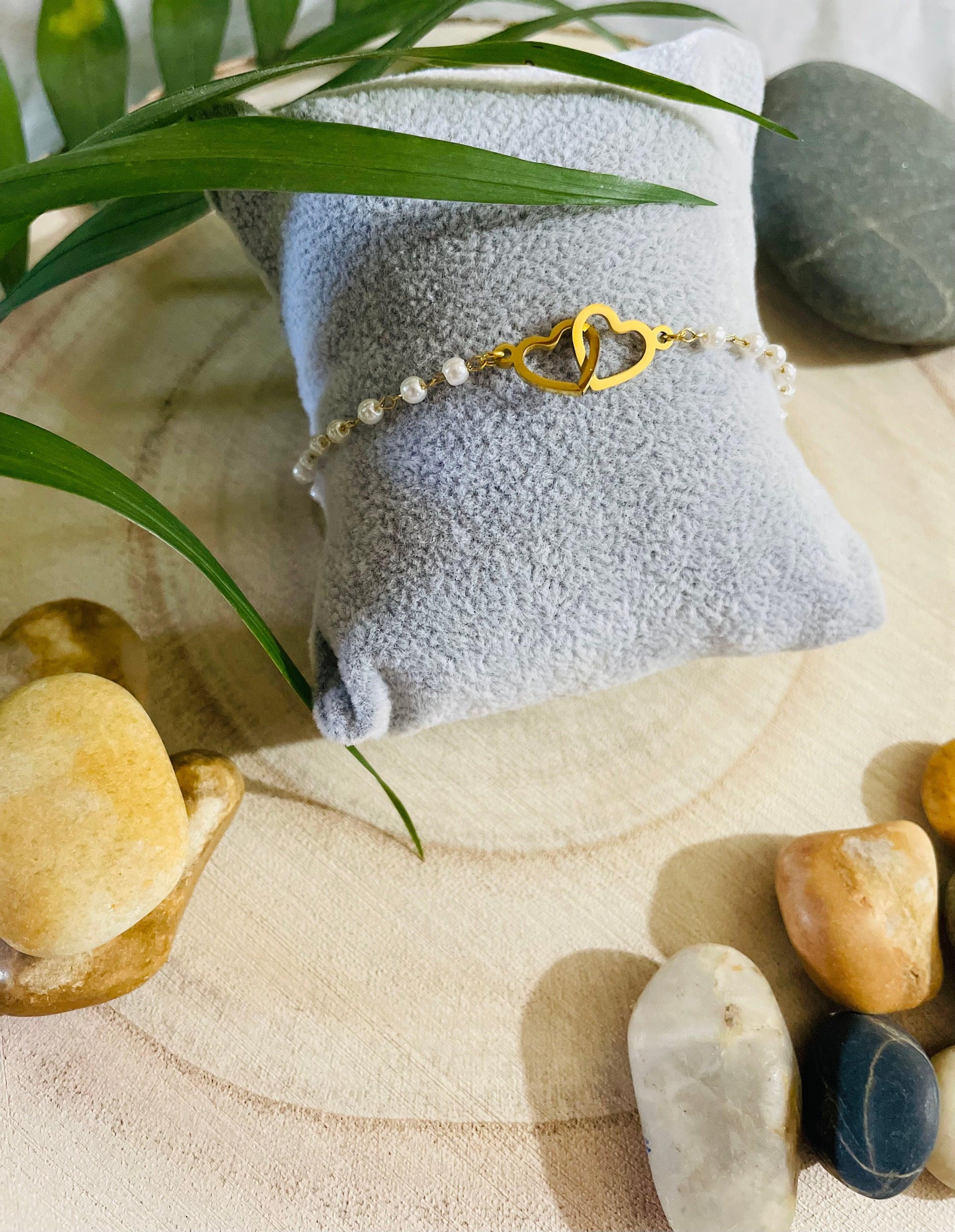 Bracelet Cœur Acier Inoxydable - Andreia Bijoux