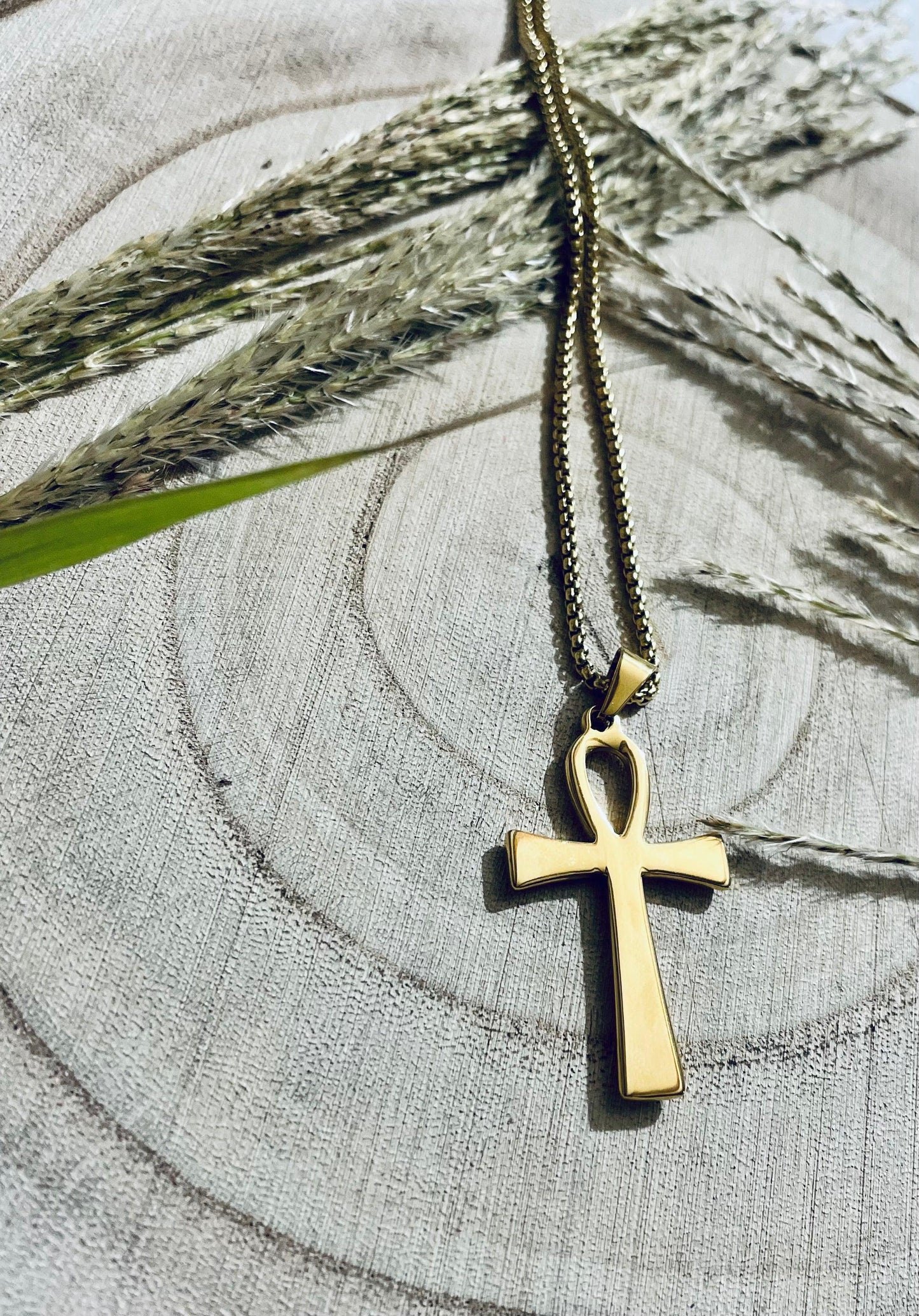 Collier Homme Croix En Acier Inoxydable - Andreia Bijoux