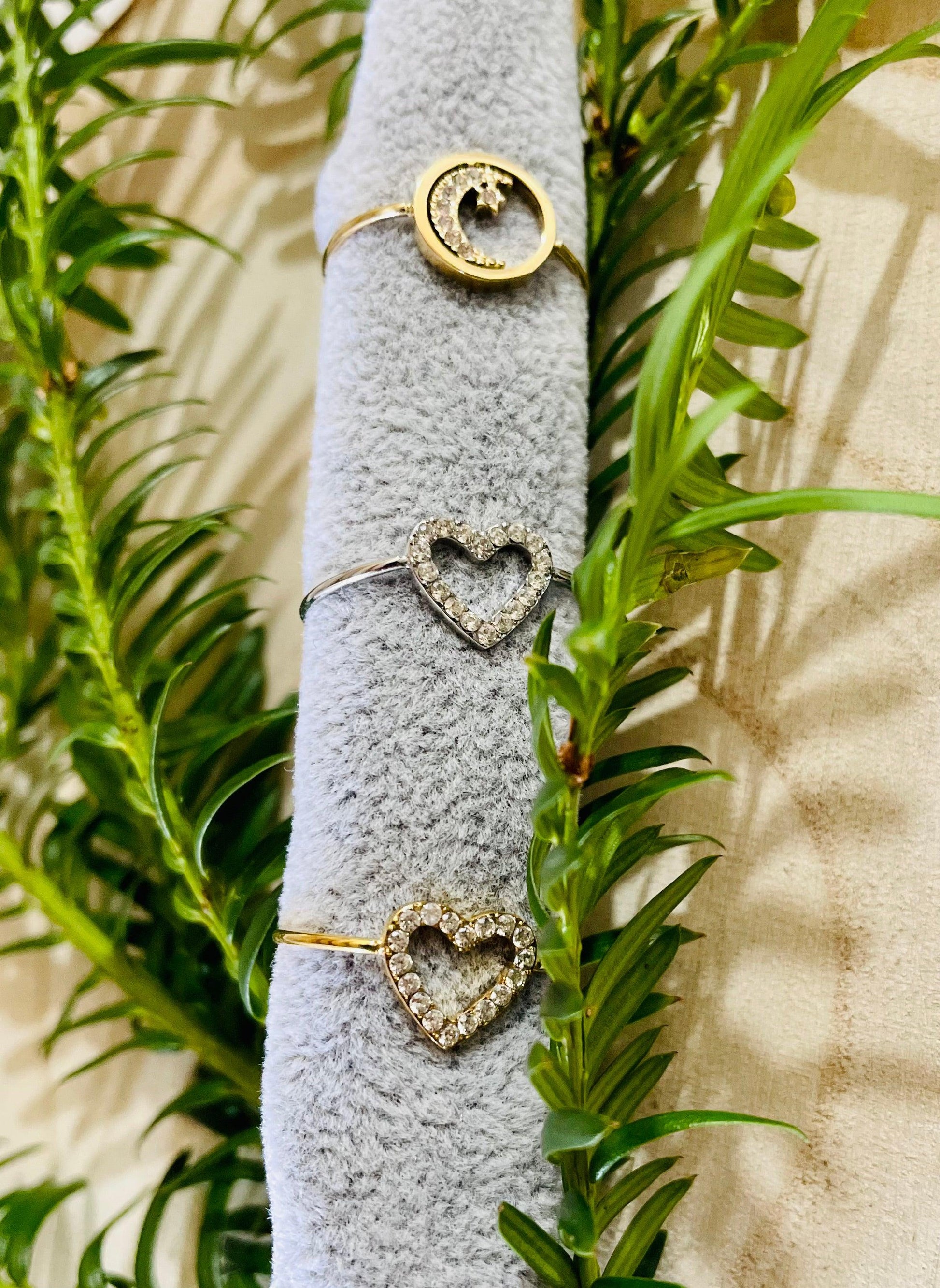 Bague réglable Lune - Andreia Bijoux