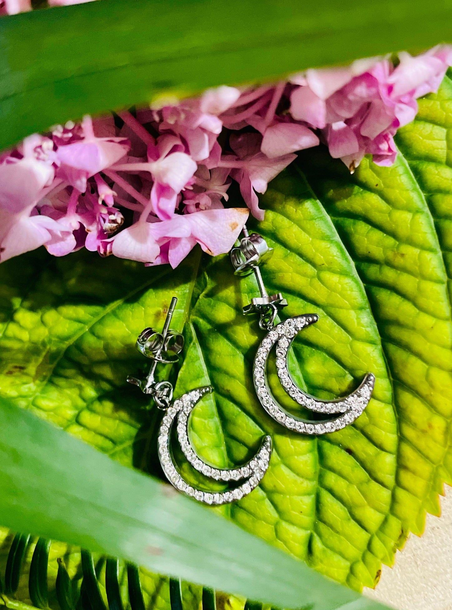Boucles D'oreilles Lune - Andreia Bijoux