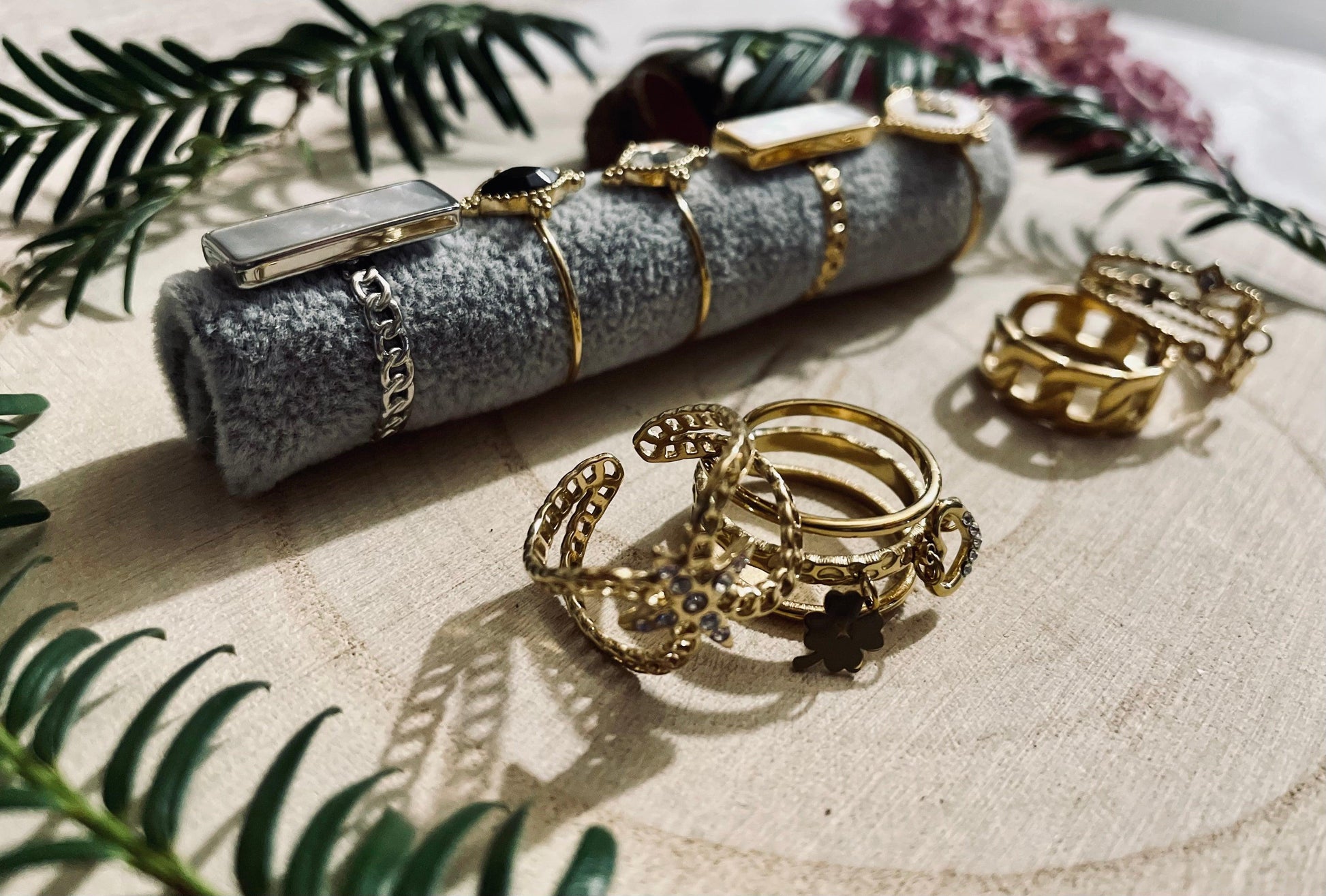 Bague Breloque Trèfle Cœur - Andreia Bijoux