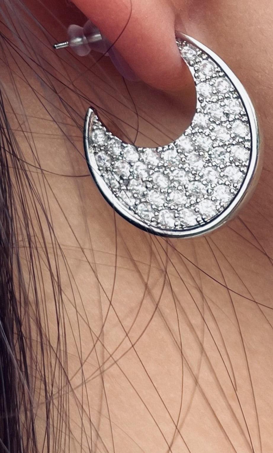 Boucles D'oreilles Demi Lune - Andreia Bijoux