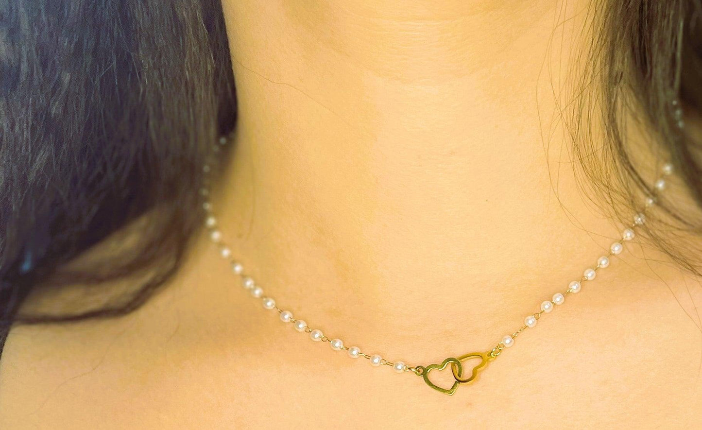 Collier cœurs entrelacés - Andreia Bijoux