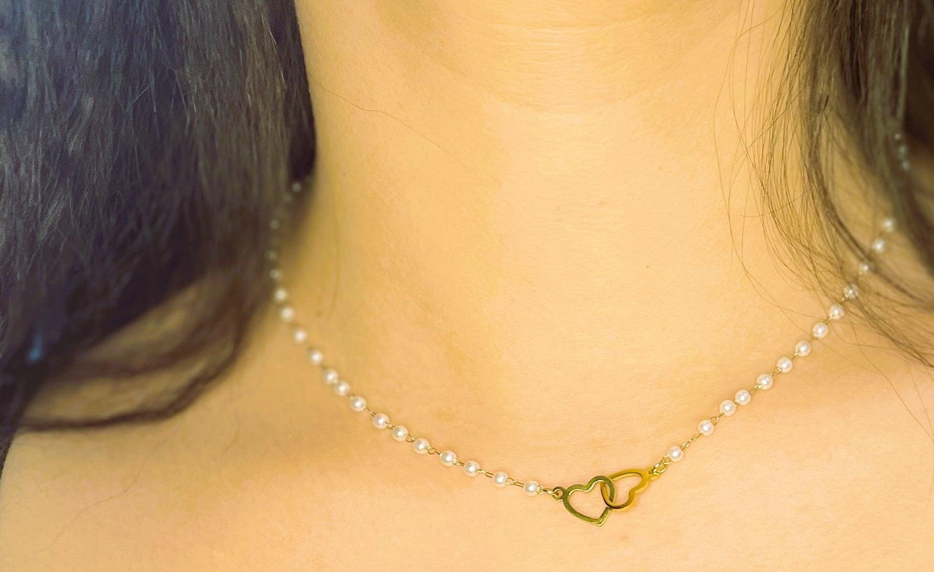 Collier cœurs entrelacés - Andreia Bijoux