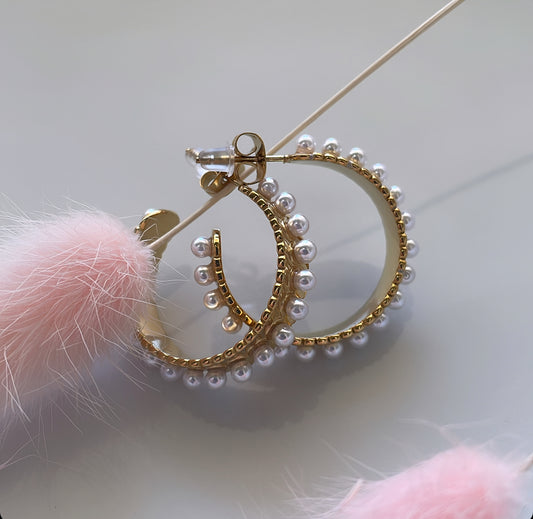Boucles d'oreilles Perle