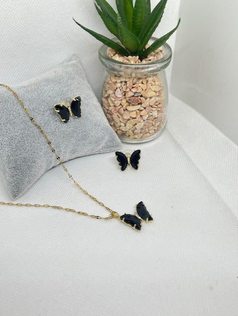 Ensemble papillon Noir